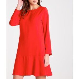 Karen by Simonsen Drop Waist Red Dress 36 EU 4 US